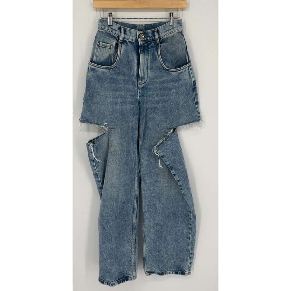 Maison Martin Margiela Blue Distressed Denim Jeans